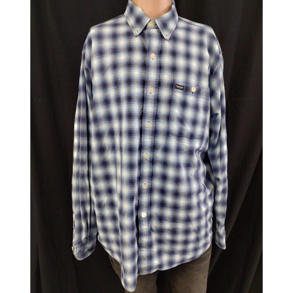 Ralph Lauren Sportsman M's Blue Shirt/Button up/Long sleeve SzL SKU 3130